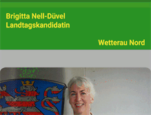 Tablet Screenshot of nell-duevel.de